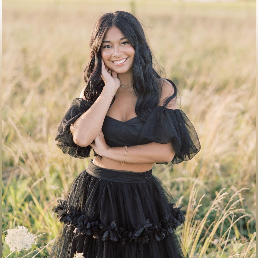 Black 2 piece dress